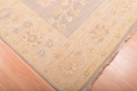 Oushak Blue Hand Knotted 57 X 711  Area Rug 100-76399 Image 6