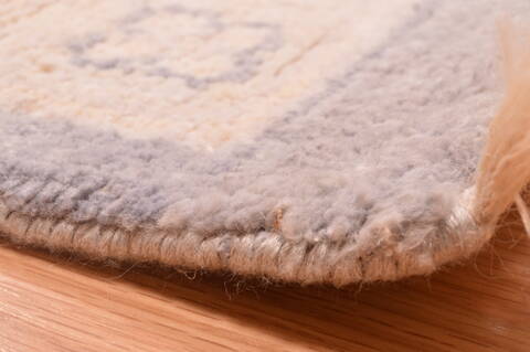 Oushak Grey Hand Knotted 80 X 911  Area Rug 100-76402 Image 17