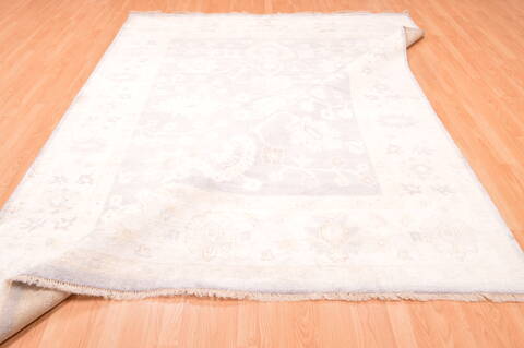 Oushak Grey Hand Knotted 80 X 911  Area Rug 100-76402 Image 18