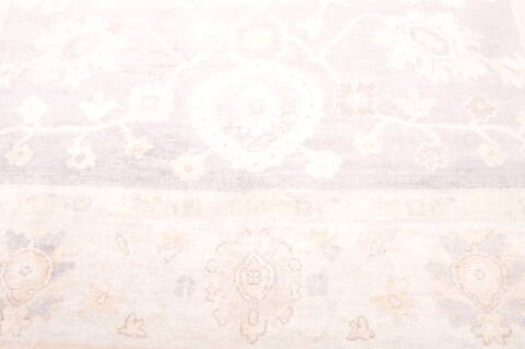 Oushak Grey Hand Knotted 80 X 911  Area Rug 100-76402 Image 8