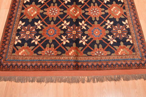 Kunduz Brown Hand Knotted 50 X 64  Area Rug 100-76414 Image 11