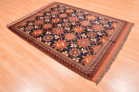 Kunduz Brown Hand Knotted 50 X 64  Area Rug 100-76414 Image 3