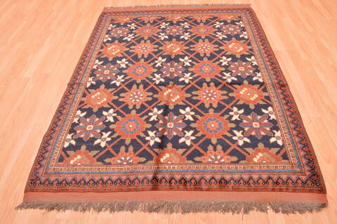 Kunduz Brown Hand Knotted 50 X 64  Area Rug 100-76414 Image 4