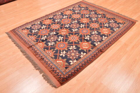 Kunduz Brown Hand Knotted 50 X 64  Area Rug 100-76414 Image 6