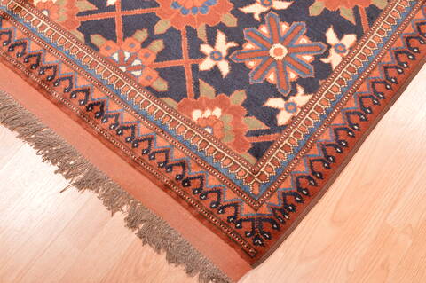 Kunduz Brown Hand Knotted 50 X 64  Area Rug 100-76414 Image 7