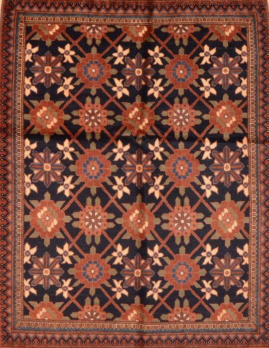 Kunduz Brown Hand Knotted 50 X 64  Area Rug 100-76414 Image 0