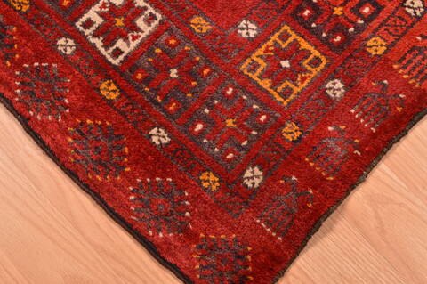 Kunduz Red Hand Knotted 34 X 54  Area Rug 100-76416 Image 10