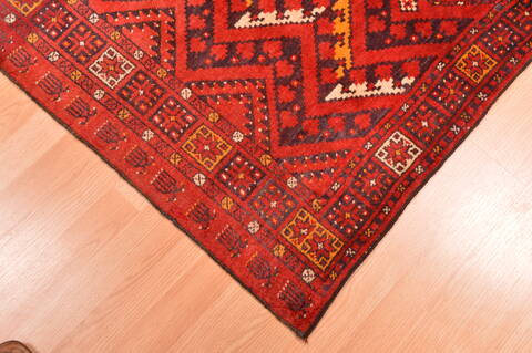 Kunduz Red Hand Knotted 34 X 54  Area Rug 100-76416 Image 11