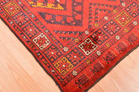 Kunduz Red Hand Knotted 34 X 54  Area Rug 100-76416 Image 7