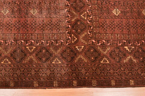 Baluch Brown Hand Knotted 38 X 57  Area Rug 100-76418 Image 12