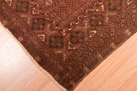 Baluch Brown Hand Knotted 38 X 57  Area Rug 100-76418 Image 7