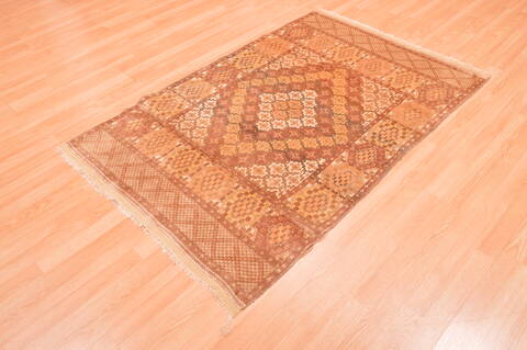 Baluch Beige Hand Knotted 38 X 58  Area Rug 100-76422 Image 2