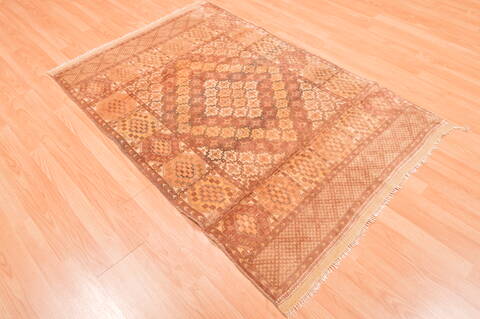 Baluch Beige Hand Knotted 38 X 58  Area Rug 100-76422 Image 3