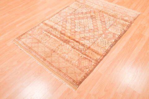 Baluch Beige Hand Knotted 38 X 58  Area Rug 100-76422 Image 6