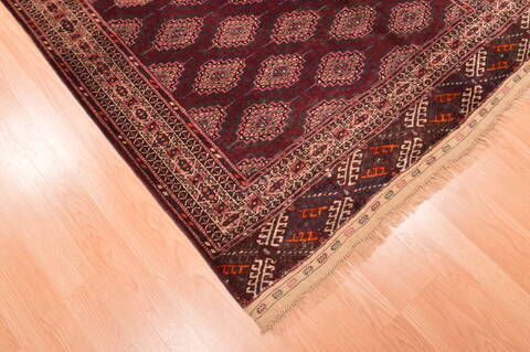 Baluch Red Hand Knotted 42 X 68  Area Rug 100-76425 Image 11