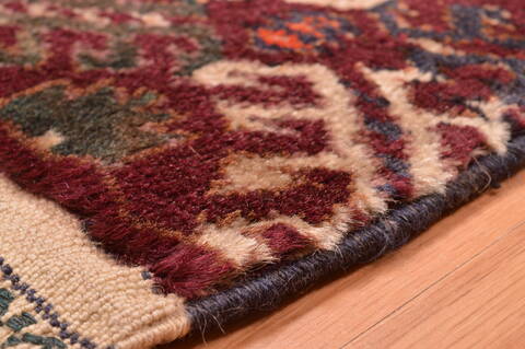 Baluch Red Hand Knotted 42 X 68  Area Rug 100-76425 Image 13