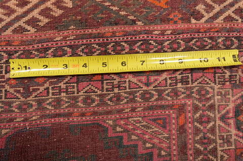 Baluch Red Hand Knotted 42 X 68  Area Rug 100-76425 Image 17