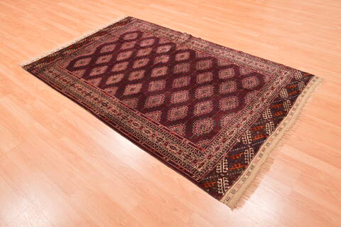 Baluch Red Hand Knotted 42 X 68  Area Rug 100-76425 Image 3