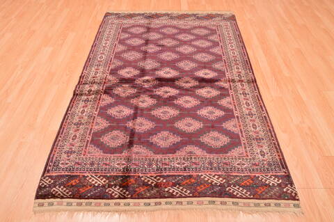 Baluch Red Hand Knotted 42 X 68  Area Rug 100-76425 Image 4