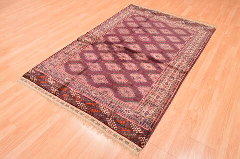 Baluch Red Hand Knotted 42 X 68  Area Rug 100-76425 Image 6