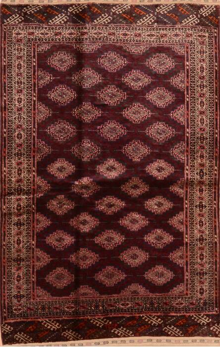 Baluch Red Hand Knotted 42 X 68  Area Rug 100-76425 Image 0
