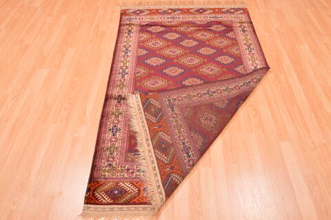 Baluch Red Hand Knotted 38 X 511  Area Rug 100-76426 Image 14
