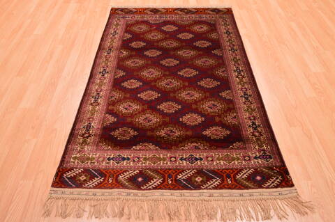 Baluch Red Hand Knotted 38 X 511  Area Rug 100-76426 Image 17