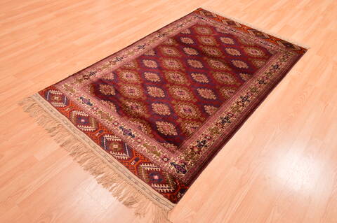 Baluch Red Hand Knotted 38 X 511  Area Rug 100-76426 Image 18