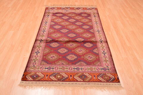 Baluch Red Hand Knotted 38 X 511  Area Rug 100-76426 Image 2
