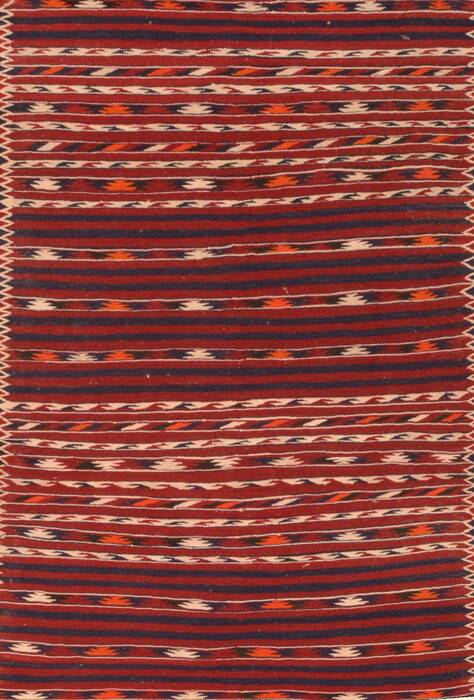 Kilim Red Hand Knotted 39 X 61  Area Rug 100-76443 Image 0