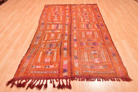 Kilim Red Hand Knotted 47 X 710  Area Rug 100-76446 Image 1
