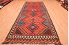 Kilim Red Runner Hand Knotted 51 X 136  Area Rug 100-76447 Thumb 2