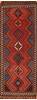 Kilim Red Runner Hand Knotted 51 X 136  Area Rug 100-76447 Thumb 0