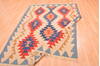 Kilim Blue Hand Knotted 51 X 83  Area Rug 100-76448 Thumb 1