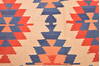 Kilim Blue Hand Knotted 51 X 83  Area Rug 100-76448 Thumb 3