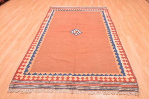 Kilim Beige Hand Knotted 48 X 90  Area Rug 100-76450 Image 4