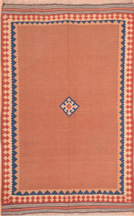 Kilim Beige Hand Knotted 48 X 90  Area Rug 100-76450 Image 0