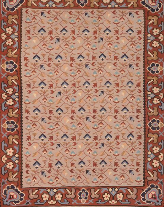 Kilim Grey Hand Knotted 67 X 810  Area Rug 100-76453 Image 0
