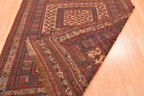 Kilim Brown Hand Knotted 57 X 88  Area Rug 100-76455 Image 5