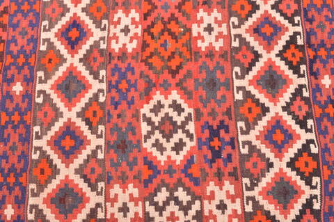 Kilim Red Hand Knotted 47 X 68  Area Rug 100-76458 Image 7