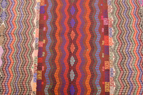 Kilim Green Hand Knotted 52 X 94  Area Rug 100-76463 Image 6