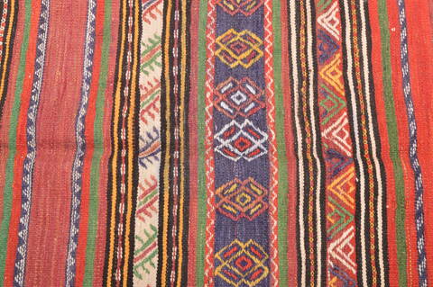Kilim Green Runner Hand Knotted 50 X 107  Area Rug 100-76467 Image 8