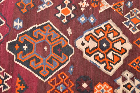 Kilim Red Hand Knotted 31 X 511  Area Rug 100-76484 Image 2
