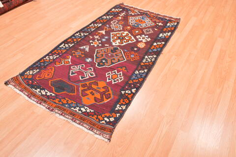 Kilim Red Hand Knotted 31 X 511  Area Rug 100-76484 Image 9