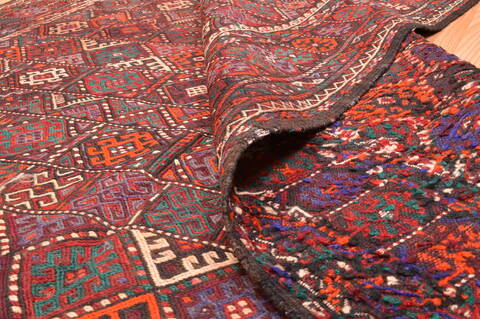 Kilim Brown Runner Hand Knotted 50 X 1910  Area Rug 100-76489 Image 10