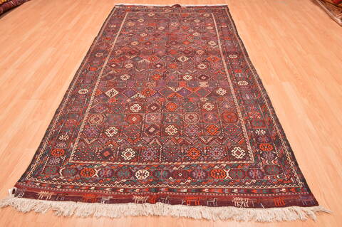Kilim Brown Runner Hand Knotted 50 X 1910  Area Rug 100-76489 Image 1
