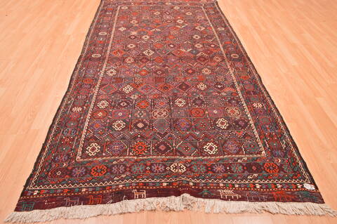 Kilim Brown Runner Hand Knotted 50 X 1910  Area Rug 100-76489 Image 5