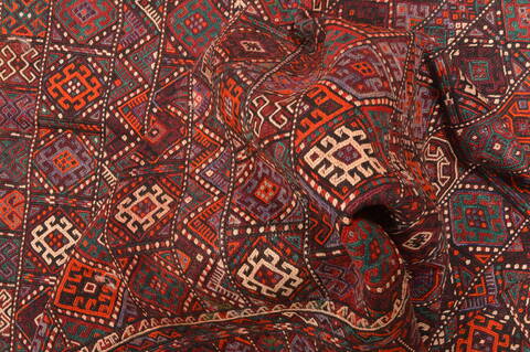 Kilim Brown Runner Hand Knotted 50 X 1910  Area Rug 100-76489 Image 9