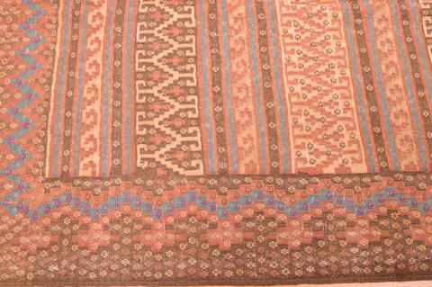 Kilim Beige Hand Knotted 49 X 70  Area Rug 100-76493 Image 8