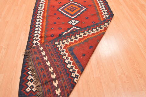 Kilim Brown Runner Hand Knotted 43 X 96  Area Rug 100-76498 Image 7